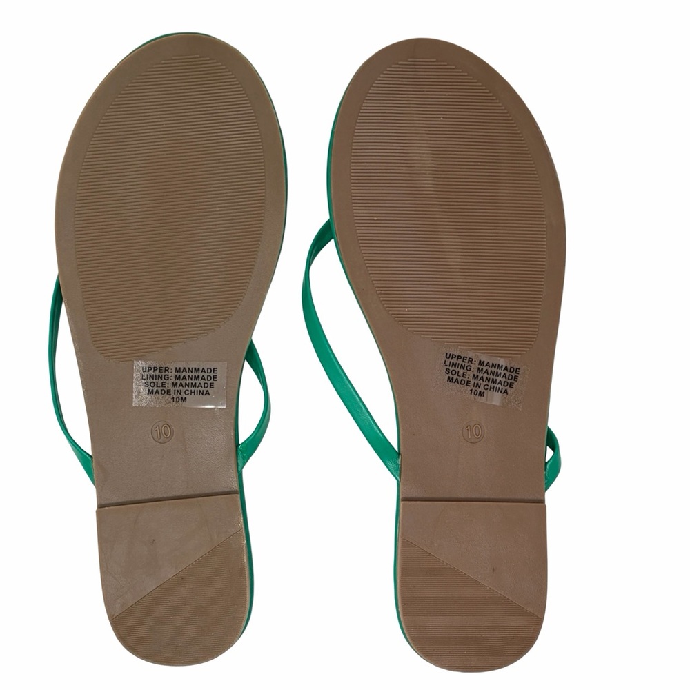 LOFT Modern Flip Flops in Juicy Lime, Size 10M NWOT - Picture 2 of 9